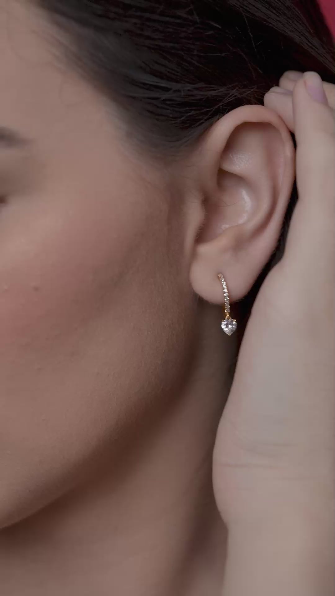 Majestic Heart Shaped Dangles