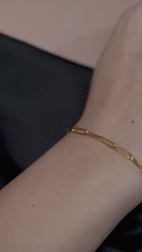 Classic Paperclip Link Bracelet
