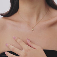 Minimal Letter Pendant Necklace