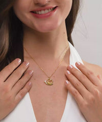 Whimsical Nested Heart Pendant