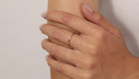 Three Stone Pavé Bar Ring