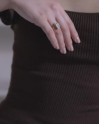 Bypass Radiant Solitaire Cocktail Ring