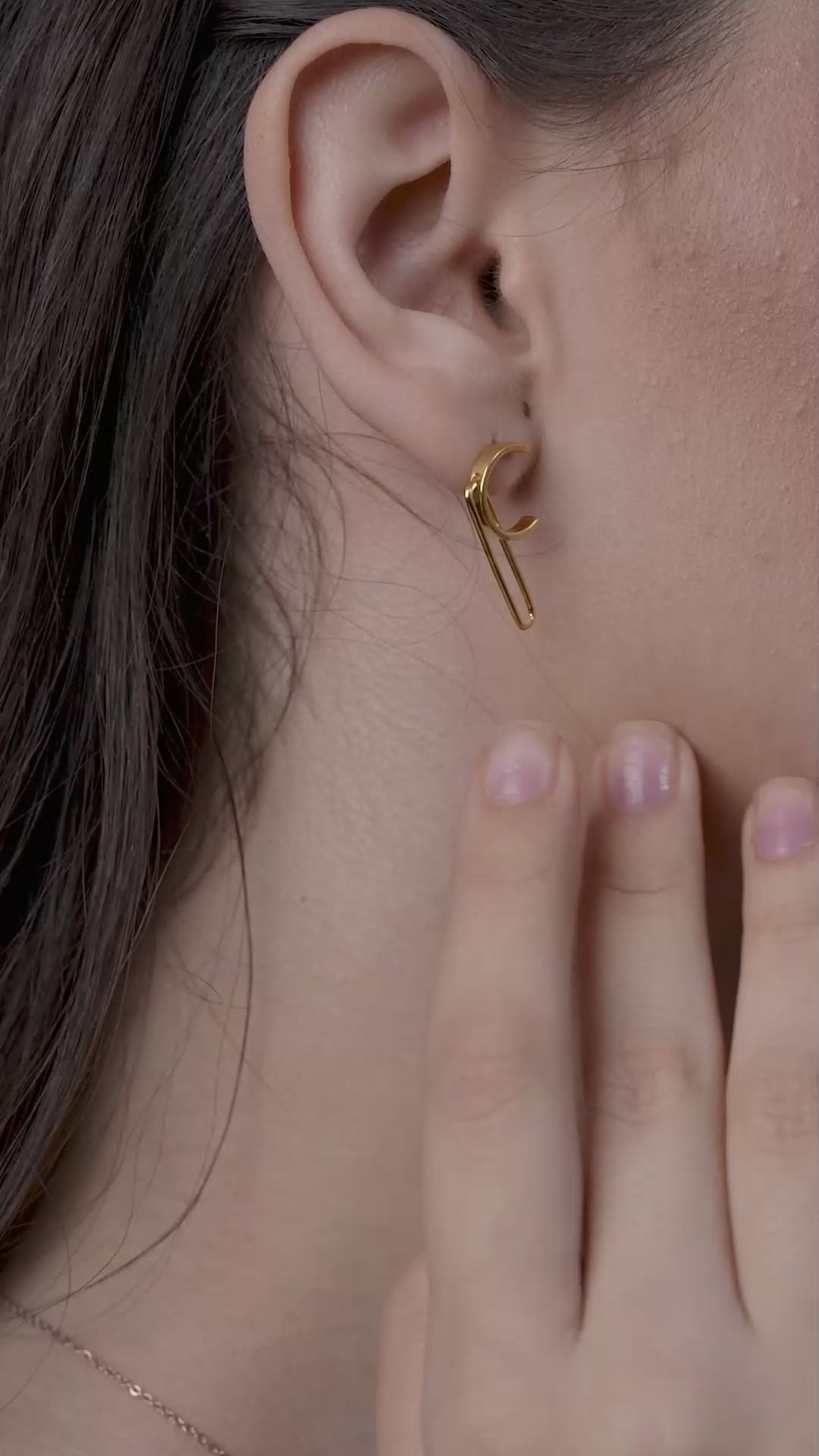 Elegant Abstract Drop Earring
