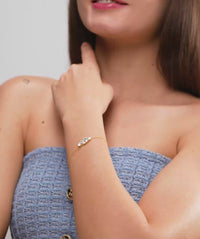 Mixed-Cut Cluster Bracelet