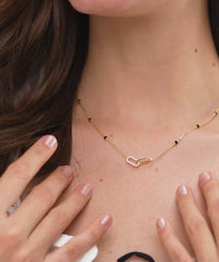 Interlocking Pave Link Mangalsutra