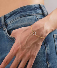 Heart & Infinity Linked Bracelet