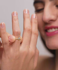 Mini Clover Cluster Ring